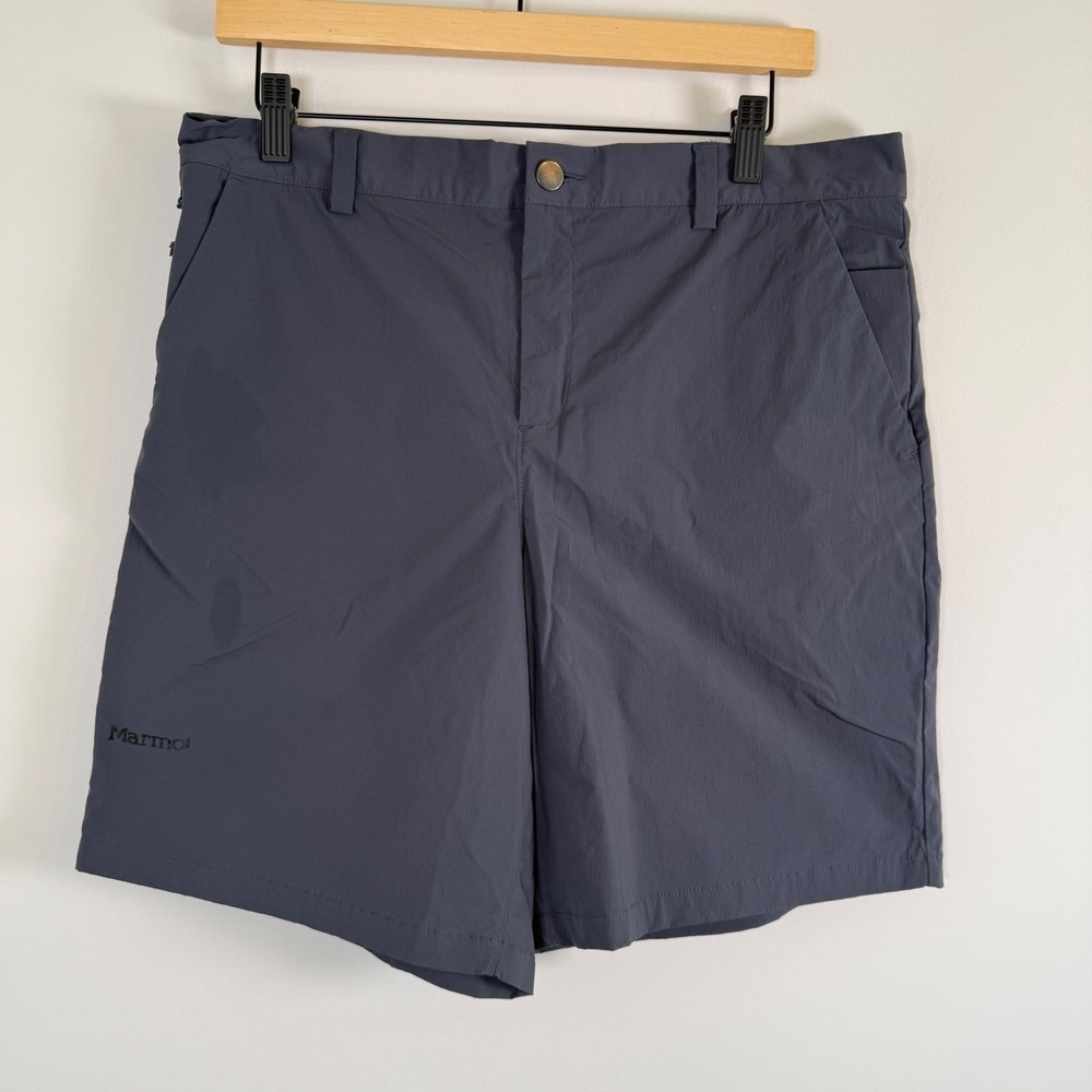 Marmot Arch Rock Shorts Size‎ 34 Large Gray Hiking Outdoor Lightweight Nylon